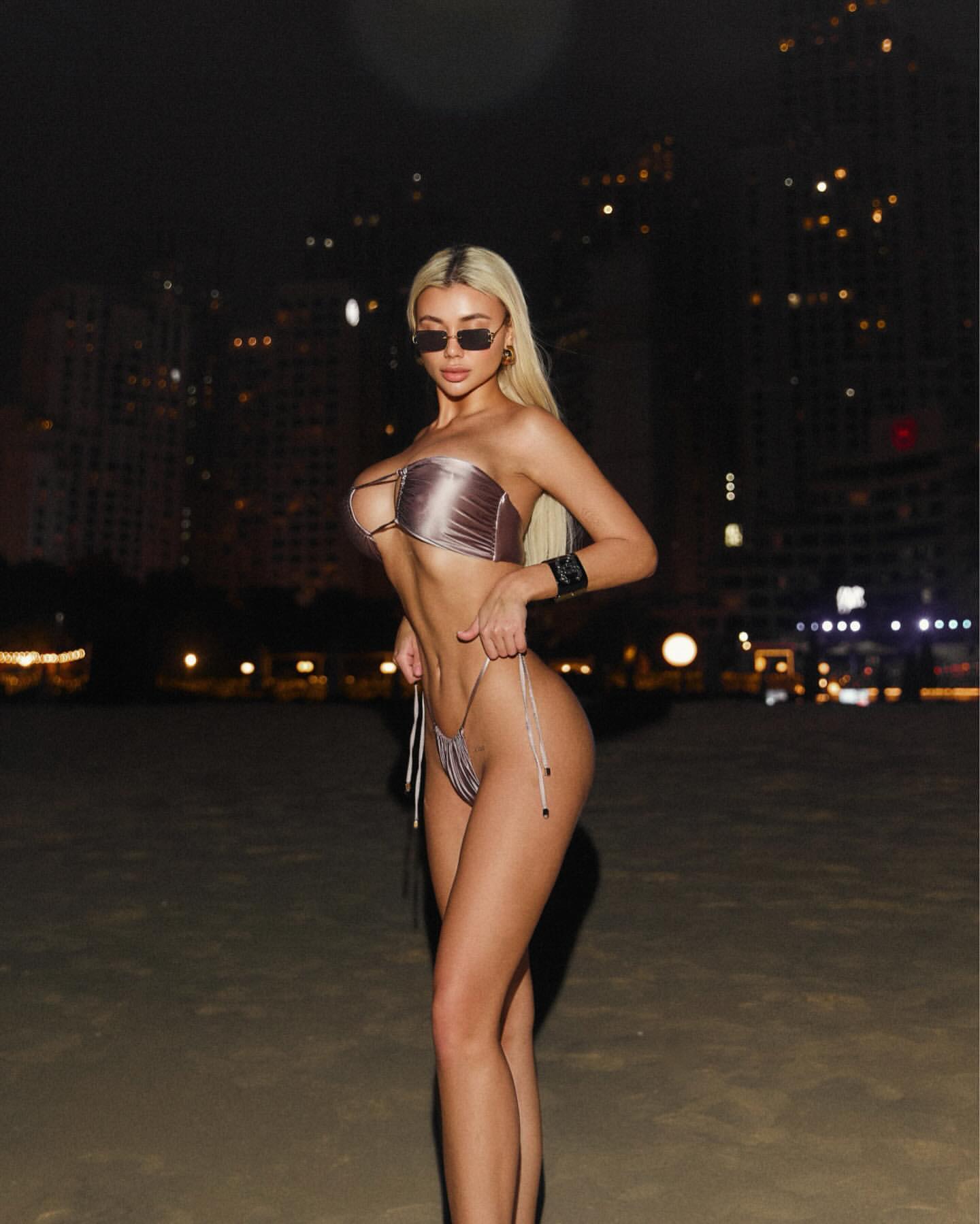 Silk swimsuit