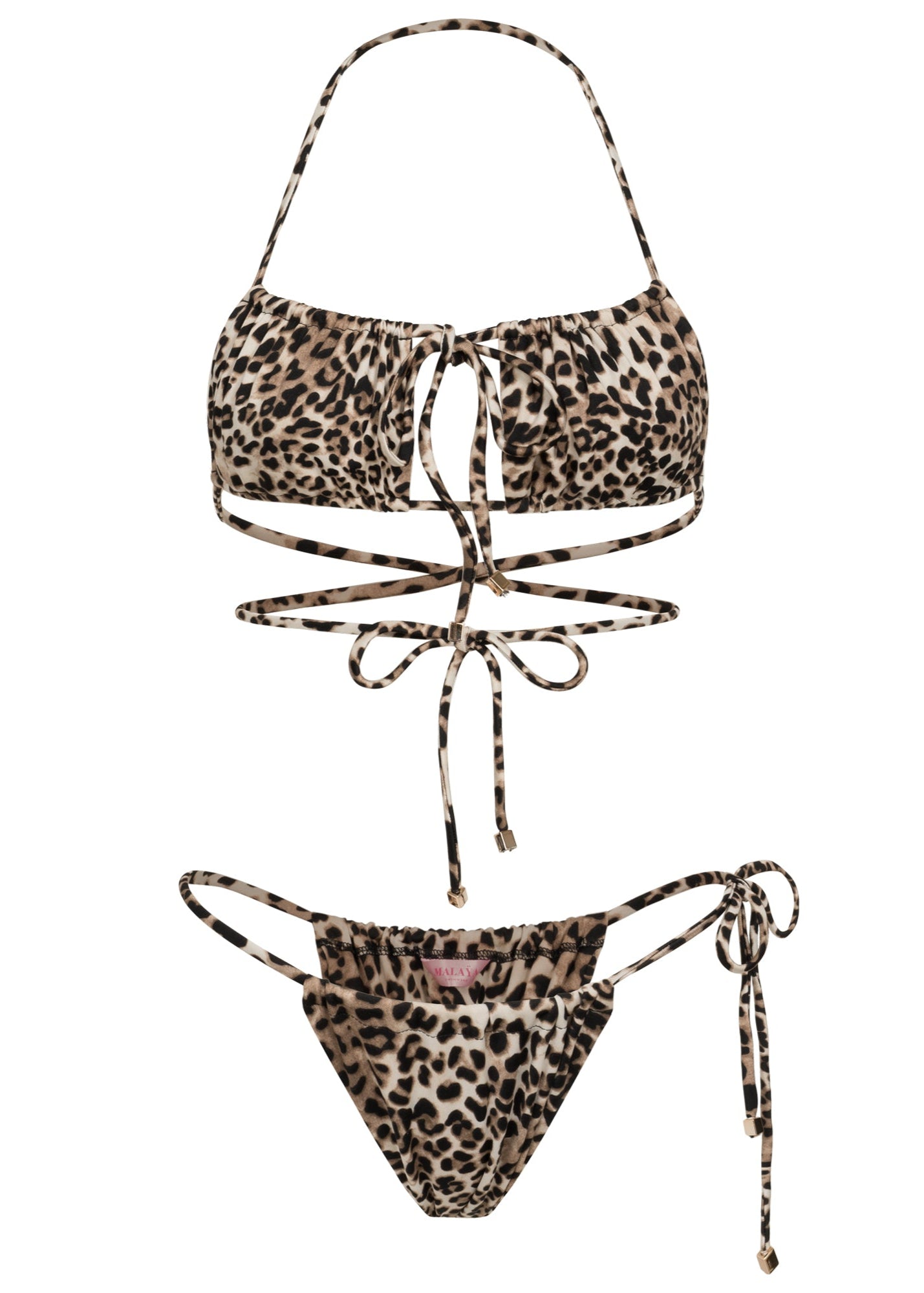 Swimsuit Bella with leo print
