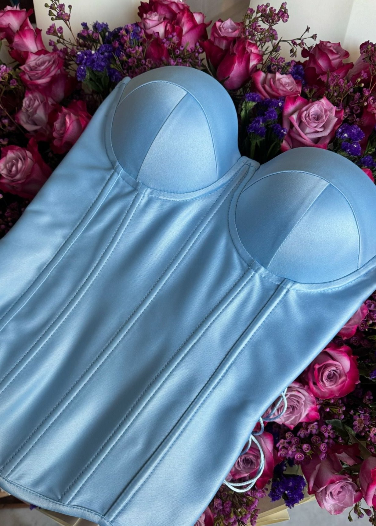 Corset classic Baby blue