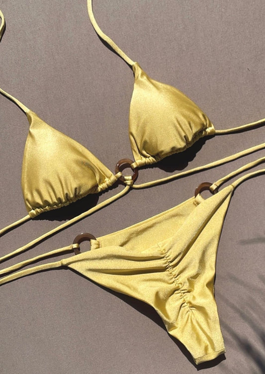 Gold bikini